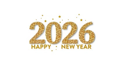 Sparkling Fireworks Display for New Year 2026