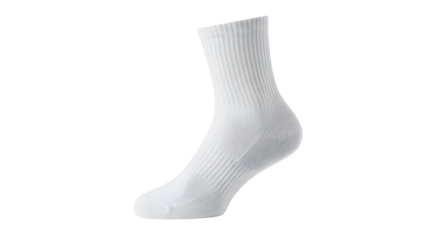 White Sock Sportswear Fashion. Fabric Cotton Apparel. Clothing Accessory
