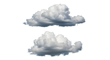 Fluffy Clouds Cloudscape Sky Overlays Graphics Elements Designs Weather