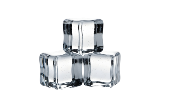 Ice Cubes Fresh Cold Drink Cooling Frozen Water Crystal Clear Refreshment