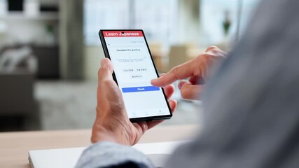 Smartphone App For Online Japanese Grammar - Powered by Adobe