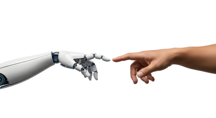 AI Human Connection Technology Future Robot Hand Interface Communication