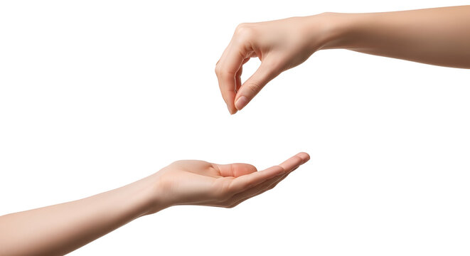 Giving Offering Hands Concept Care Gesture Charity Donation Support Receive - Powered by Adobe