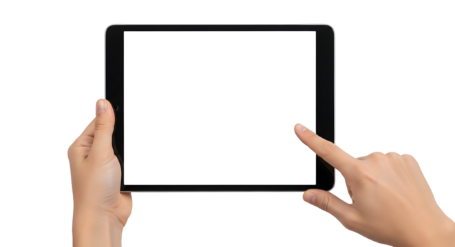 Digital Tablet Mockup Touch Screen Technology Display Device App Presentation