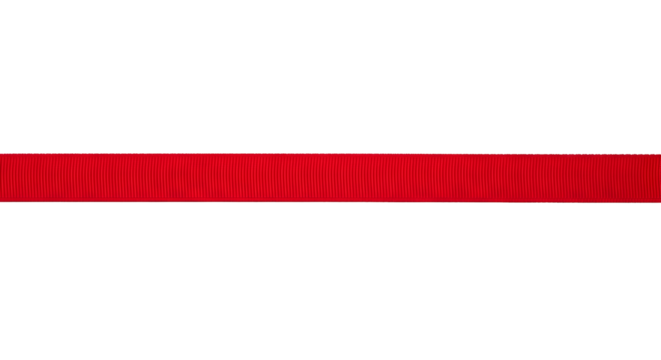 Vibrant Red Ribbon Striped Texture Material Decorative Textile Fashion