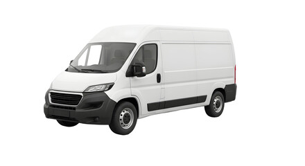Delivery Van Transport Vehicle Cargo Van Commercial Vehicle Shipping Concept
