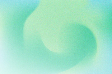 Fresh pastel gradient with noise texture. Cool mint color scheme, perfect for wellness brands and eco-themes. Vector gradient background
