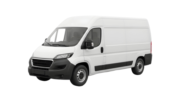 Delivery Van Transport Vehicle Cargo Van Commercial Vehicle Shipping Concept