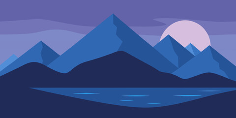Calm Mountain Nature Landscape