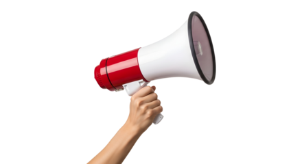 Megaphone Announcement Loudspeaker Communication Voice Promotion Bullhorn Marketing