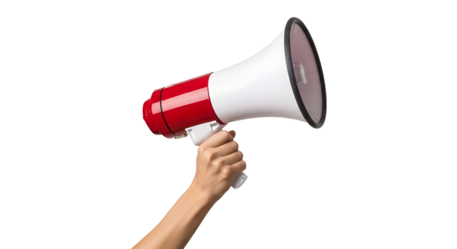 Megaphone Announcement Loudspeaker Communication Voice Promotion Bullhorn Marketing