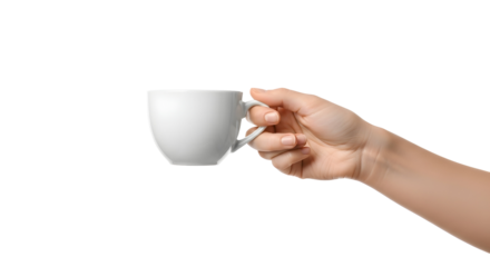 Hand Holding Coffee Cup Fresh Morning Beverage Tea Mug Drink Hot