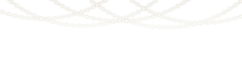 Shiny glowing festive light frame