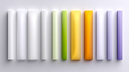 Fototapeta premium soft pastel gradient with one bold accent stripe, minimal modern, copyspace