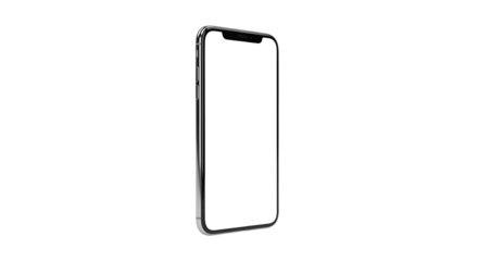 Smartphone Mockup Blank Screen Mobile Phone Modern Cellphone Device Template