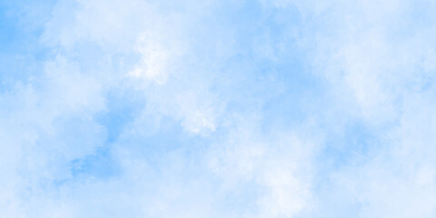 Abstract grunge sky blue soft painted watercolor paint splash. inspiring views of fluffy clouds blue sky background. cloudy blue sky various natural clouds and smoke. morning cloud in the sky.