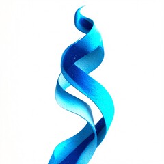 gradient ribbon overlay twisting across blank, minimal motion effect, copyspace