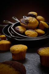 Cupcakes and cast iron skillets