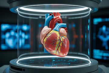 Artificial Heart Device Futuristic Technology Health System