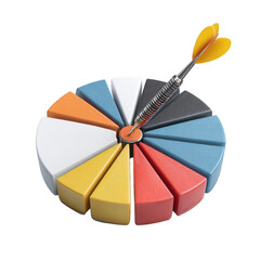 Colorful Pie Chart with Dart