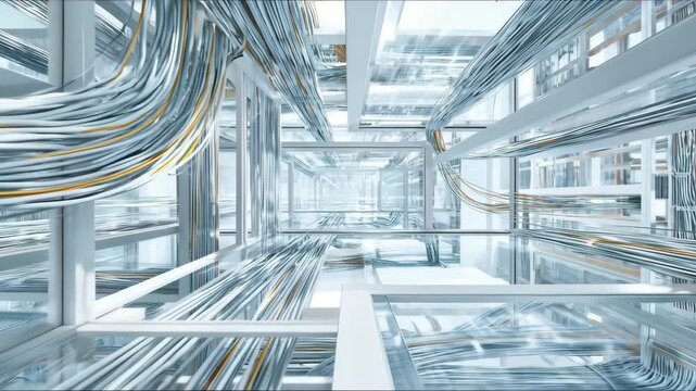 Blurred tunnel vision as concept for modern technology