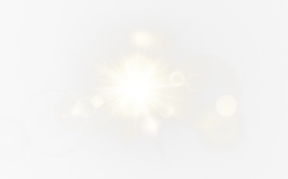 A radiant sunlight flare PNG overlay with a transparent background for stunning photo effects and visual appeal