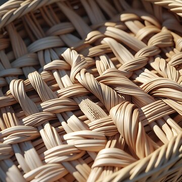wicker basket weave