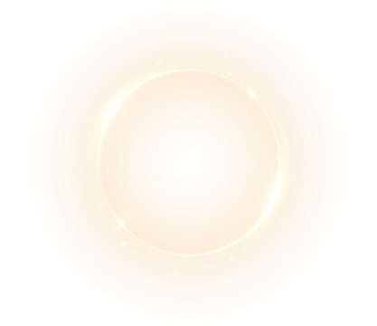 This elegant glowing light ring PNG overlay is perfect for creating festive photo effects and stunning holiday cards