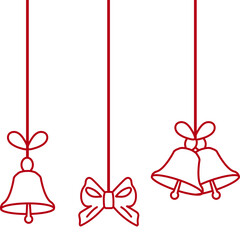 Hanging Lines Christmas Decoration