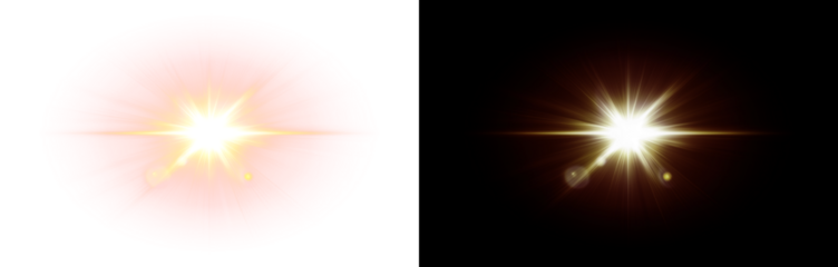 This beautiful PNG photo features transparent light flares and glowing starbursts that enhance creativity