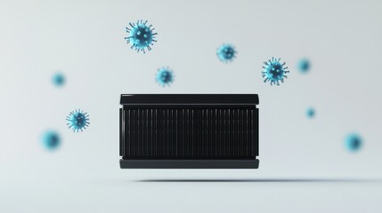 Air purifier blocks airborne viruses
