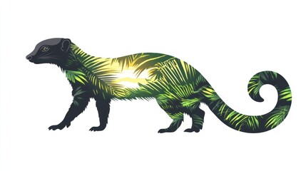 Animal in a Tropical Paradise