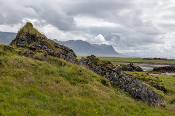 mountains and landscape in Iceland