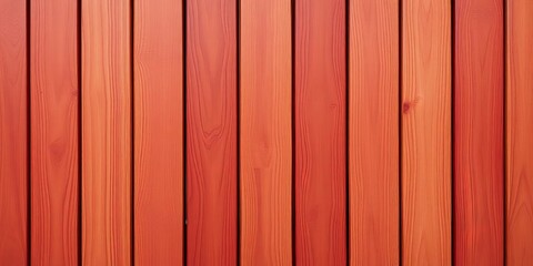 Obraz premium Rich red oak vertical wood paneling, natural grain texture, rustic, interior design