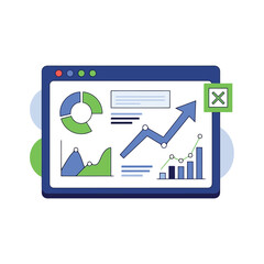 Data Analysis Dashboard Charts, Graphs, Business Analytics, Reporting