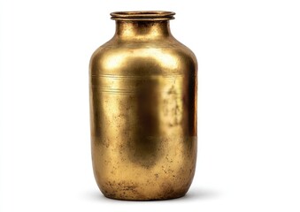 Antique brass water jar