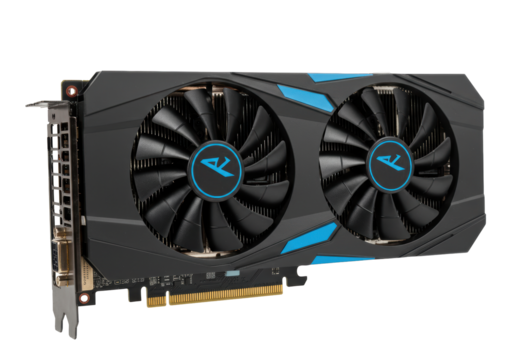 Isolated graphics card used for gaming or cryptocurrency mining for high performance computing