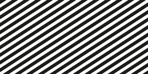 Obraz premium Vector Striped Seamless Pattern. Black and white background