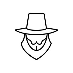 Man with hat and long beard