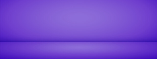 Limbo purple background. Abstract studio gradient bg. Modern banner with empty space for advertising text. Vector illustration.