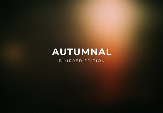 Autumn Textures With Warm and Moody Accent