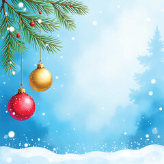 Christmas & Winter vector Background