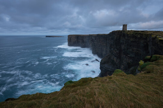 Kitchener Memorial tower at Marwick head, Orkney Islands, Scotland
