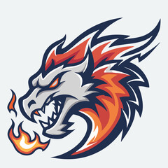 design logo icon mascot illustration character dragon