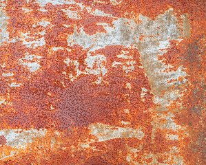 Rust iron rusty steel background old sheet brown orange color effect weathered wall floor rough pattern seamless dirty grounge metallic damaged rusted textured backdrop industrial material scratch.
