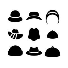 Collection of diverse hat styles, showcasing various designs