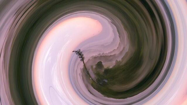 Smooth Twirl Distortion Transition