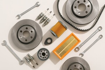Car parts for auto repair and regular vehicle maintenance
