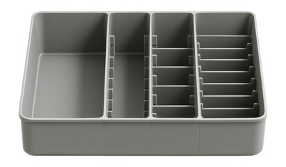 Spacious modular pantry organizer with adjustable dividers for efficient kitchen storage.