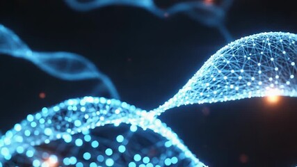 Dna data network connecting science research genetics - Powered by Adobe